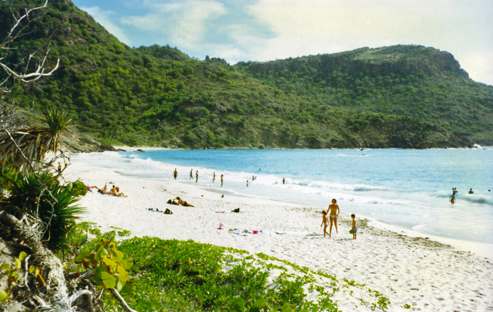 La plage de Grande Saline à Saint-Barthélemy