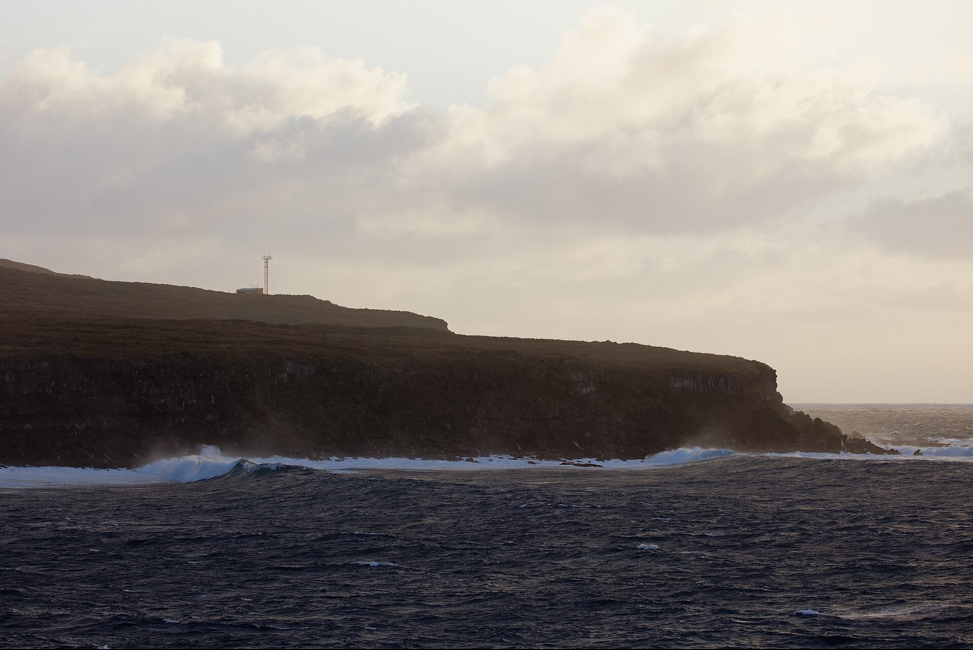 Pointe Bénédicte sur l'île Amsterdam dans les Terres australes françaises